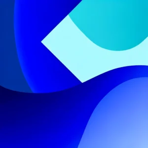 Arte abstracto azul